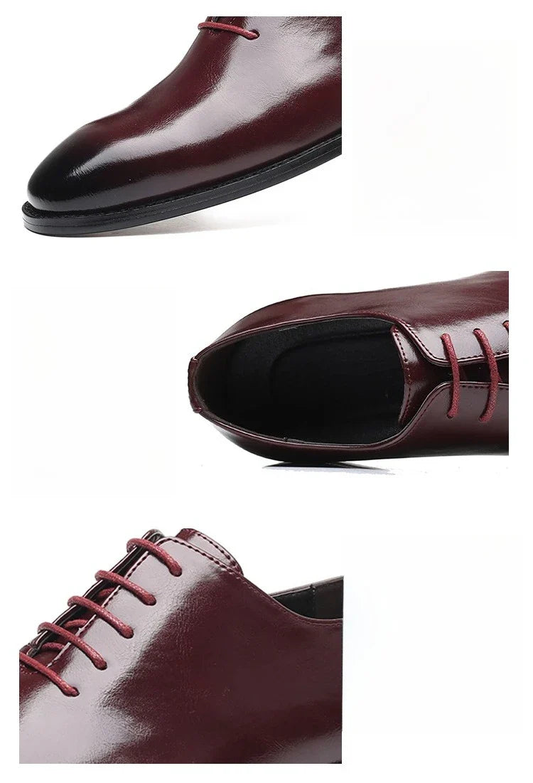 Fashion Business Dress Men Shoes Classic Leather Men's Formal Shoes Comfortable Slip On Dress Shoes Men Oxfords Size 47 48