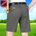Casual Cotton Shorts Men Summer Knee Pants Breathable Classic Bermuda Shorts Outdoor Clothes Black Male Short Pants