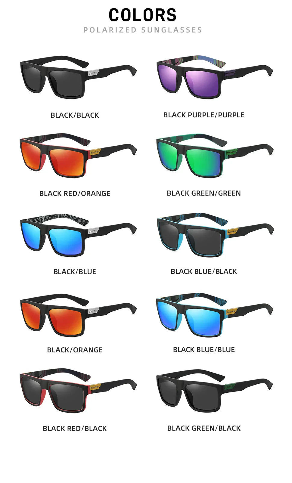 Brand New Polarized Sunglasses Men Women UV400 Sun Glasses Fishing Goggles Outdoor Baseball Softball Sport Eyewear