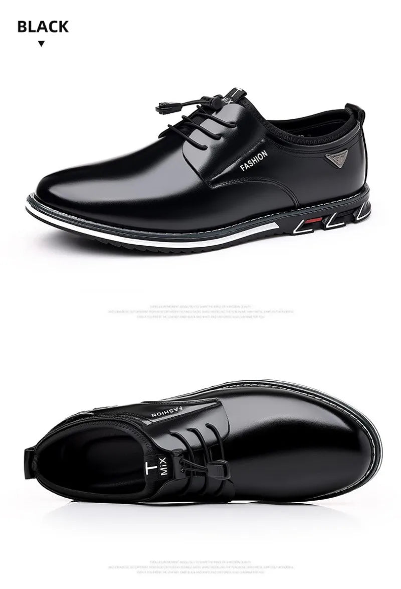 Oxfords Leather Shoes Men Luxury Big Size 50 51 52 53 Men Dress Shoes Business Party Wedding Office Work Shoe 2026 Men Loafers