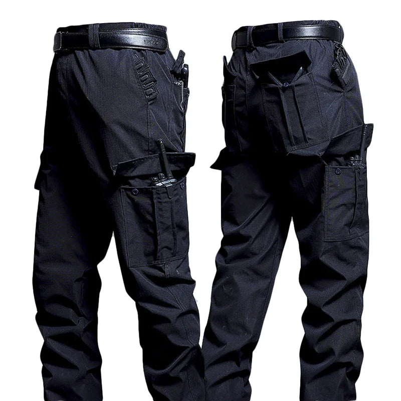 New Work Cargo Pant Men Wear-Resistant Stretch Tactical Trousers Casual Breathable Multi-Pocket Outdoor Waterproof Training Pant