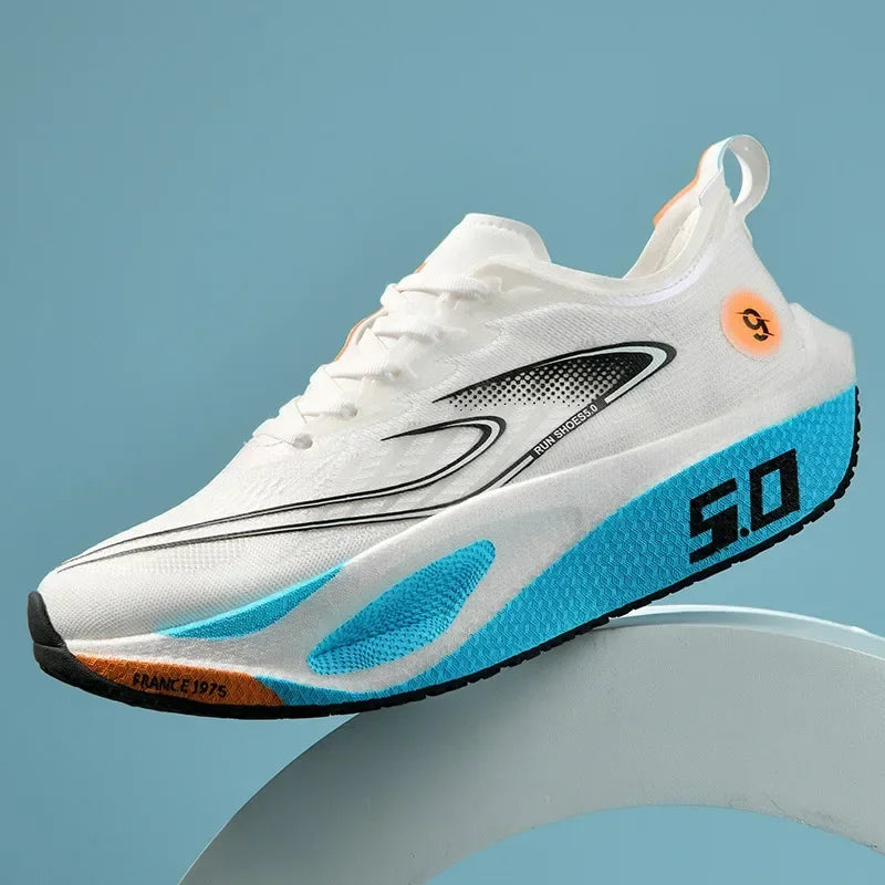 Carbon Plate Running Shoes Professional Marathon Racing Lightweight Bounce Cushion Breathable Sports Sneakers