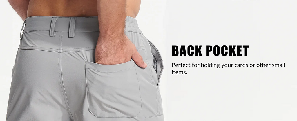 Summer Moisture Wicking Casual Shorts Mens Cargo Work Shorts Running Jogging Sports Bottoms Nylon Rip-Stop Short Pants