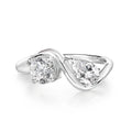 2cttw Certified Moissanite Rings for Women Brilliant Bride Wedding Jewelry 100% 925 Sterling Silver Band Plated 18K Gold
