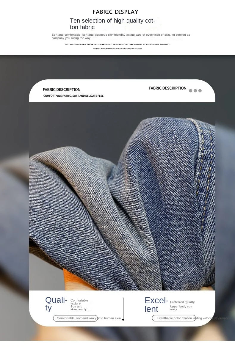 Men's Loose Straight Leg Jeans 2026 New Style Casual Comfortable Men's Denim Trousers Fashionable Male Fashion