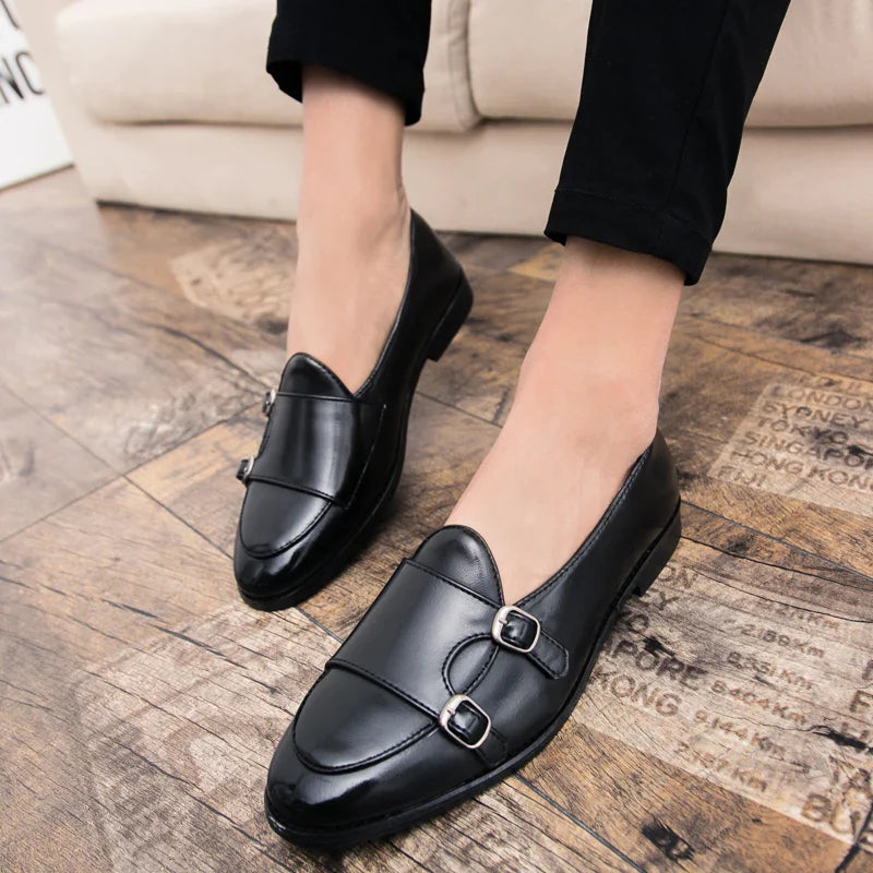 men shoes casual plus size leather luxury brand adult fashion designer social driving dress moccasins men loafers Zapatos Hombre
