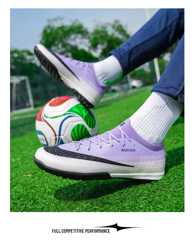 New Men Soccer Shoes Futsal Cleats Ultralight Hot Sale Football Boots Unisex High-quality Women Professional TF/FG Sneakers