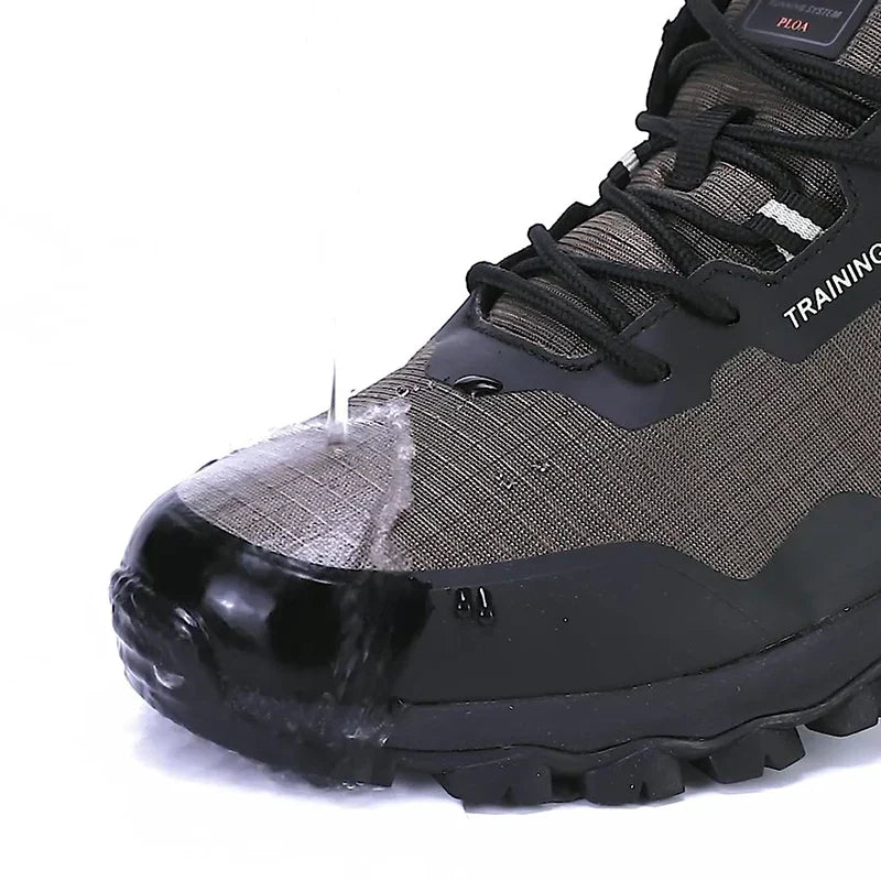Men Non-Slip Sneakers Wear-Resistant Hiking Shoes Men Anti Splash Water Outdoor Sneakers Male Comfort Walking Shoes