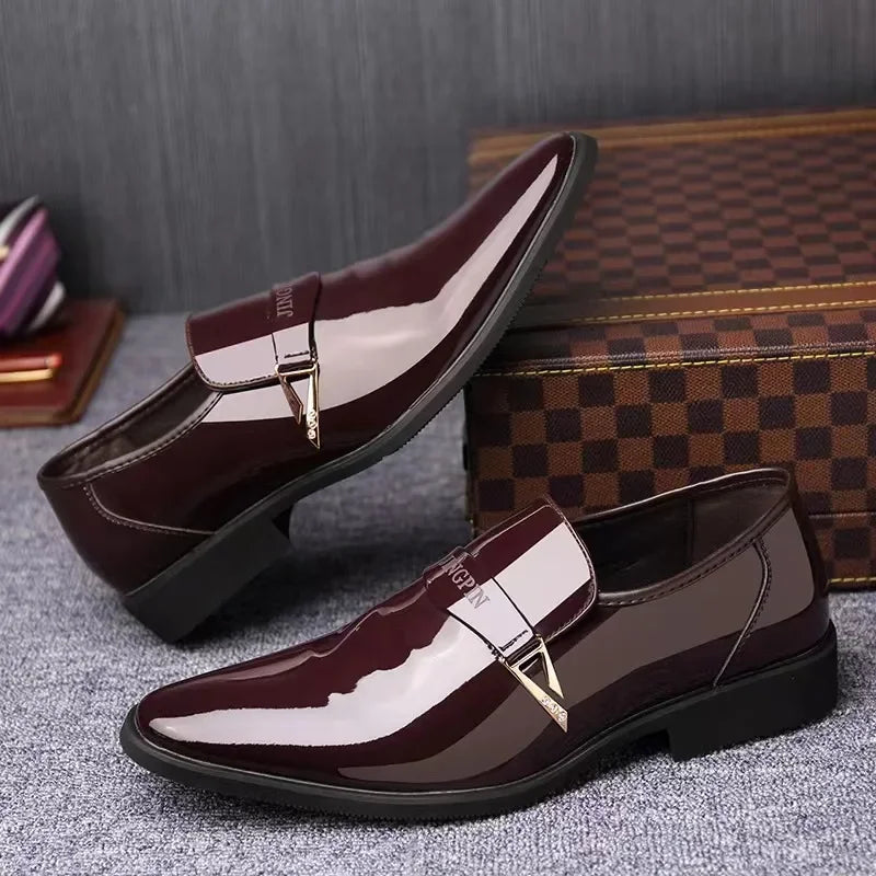 Casual Leather Shoes for Men – Breathable Comfortable Footwear, Sizes 40–48
