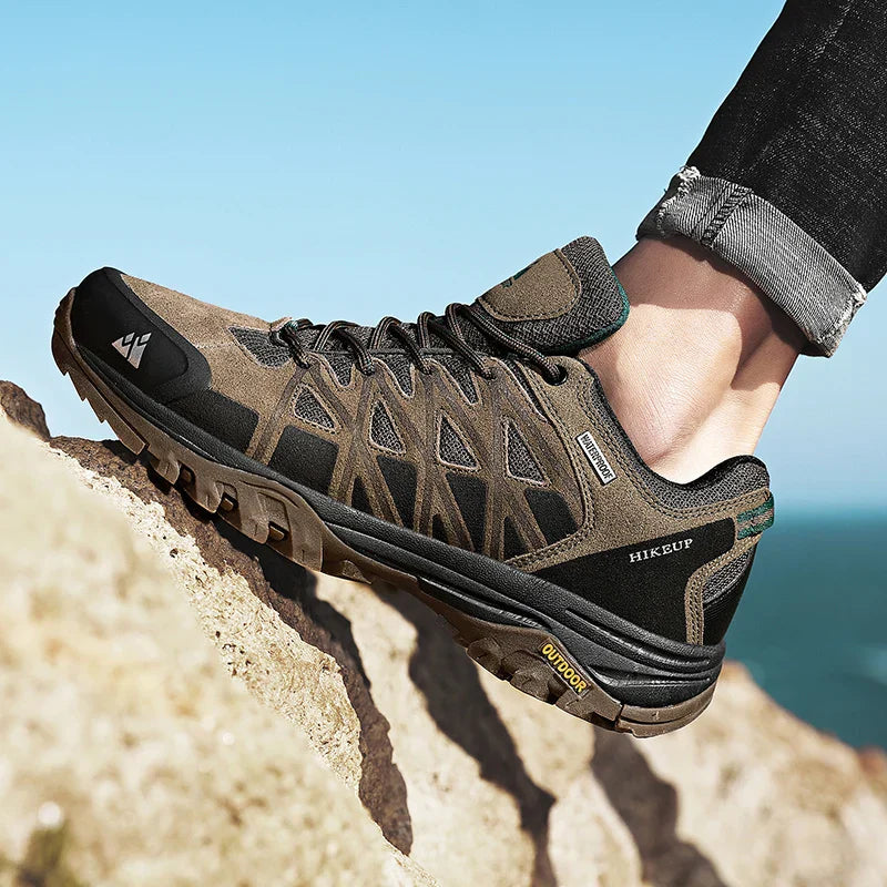 New Arrival Mens Hiking Shoes Breathable Lace Up Trekking Male Cushioning Outdoor Climbing Tourism Sneakers for Men