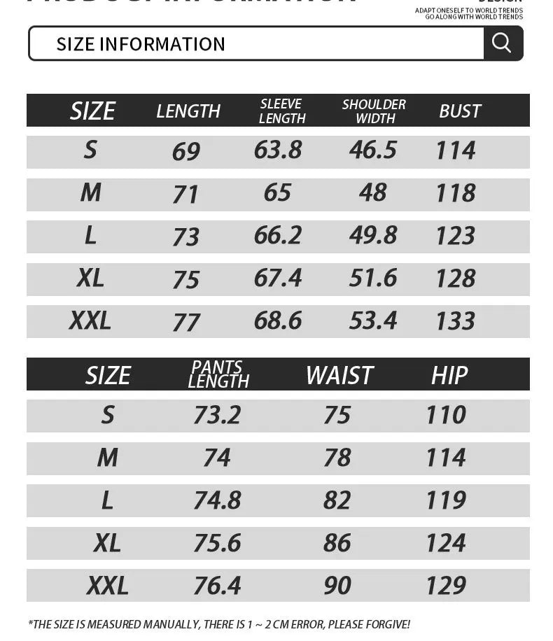Mens Casual 2 Piece Set Long Sleeve Jacket Pants Thin Lightweight Polyester Cotton Trendy Hip Hop Streetwear Spring Autumn