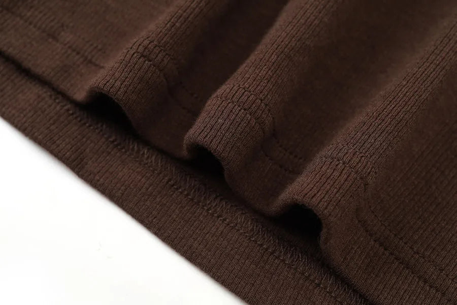2024 winter turteneck thicken ribbing dress soft and comfortable basic turn-down collar maxi dress ( Ship out in 1 day)