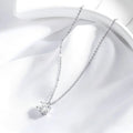 2CT 8mm D Color Moissanite Necklace for Women Classic 6 Claw Sparkling Lab Pendant Original 925 Sterling Silver Wholesale