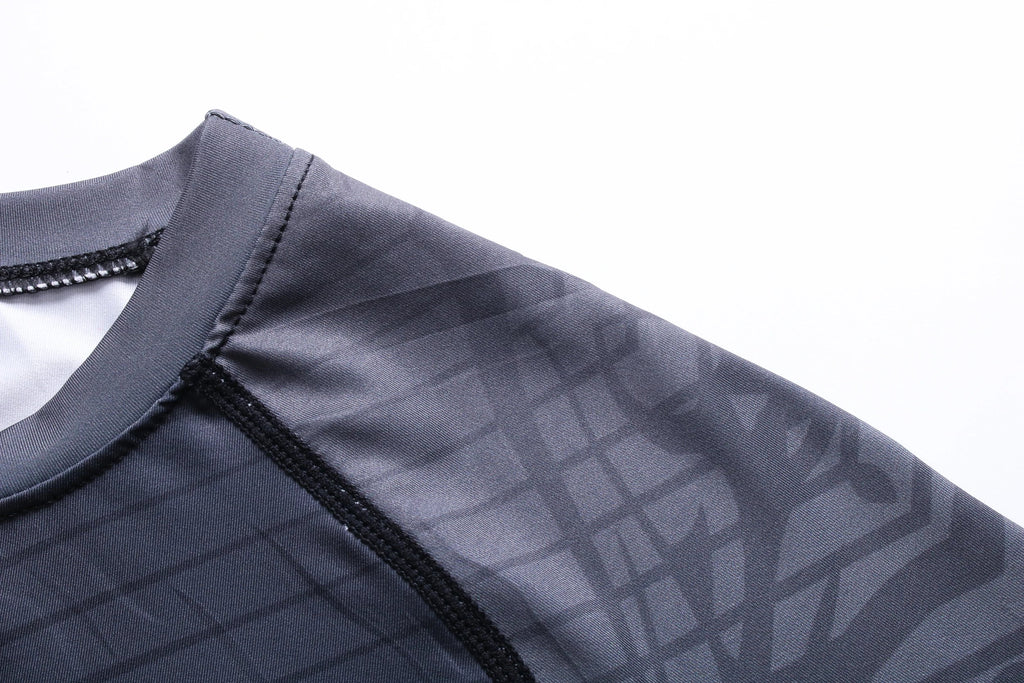 Men's Jiu Jitsu Kimono Rashguard MMA T-shirt Animal Print Compression Shirts Sport Tops Bjj Kickboxing Muay Thai Sport Boxing
