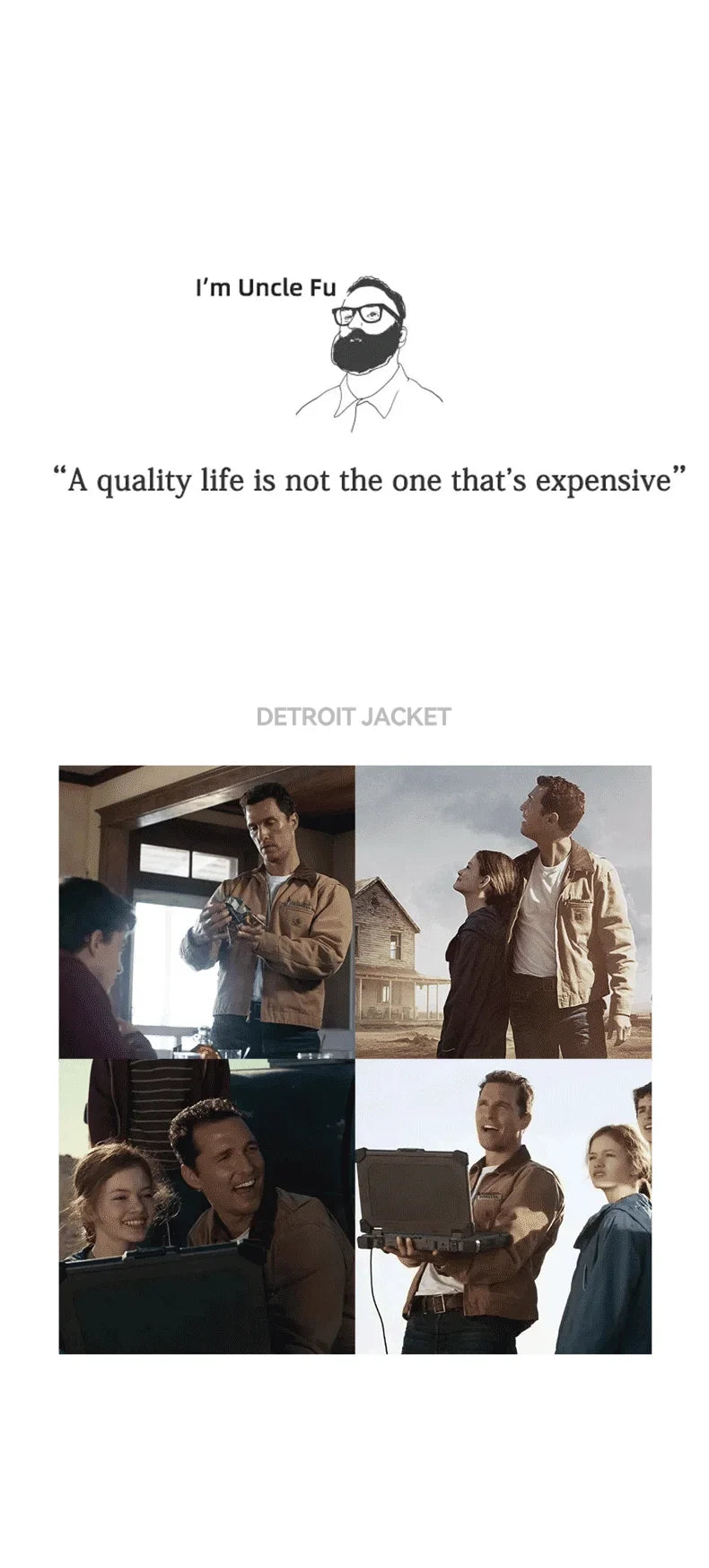 Retro Interstellar Same Style J001 Jacket Canvas Detroit Hunting Jacket Heavyweight Pocket Work Jacket Lapel Collar Coat