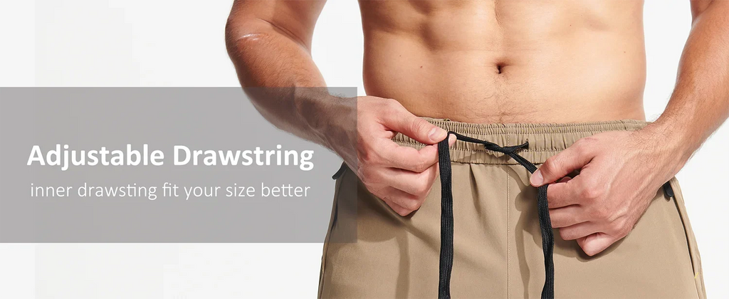 Quick Dry Athletic Shorts with Zipper Pockets Men's Summer Running Shorts Gym Training Workout Fitness Hiking Shorts