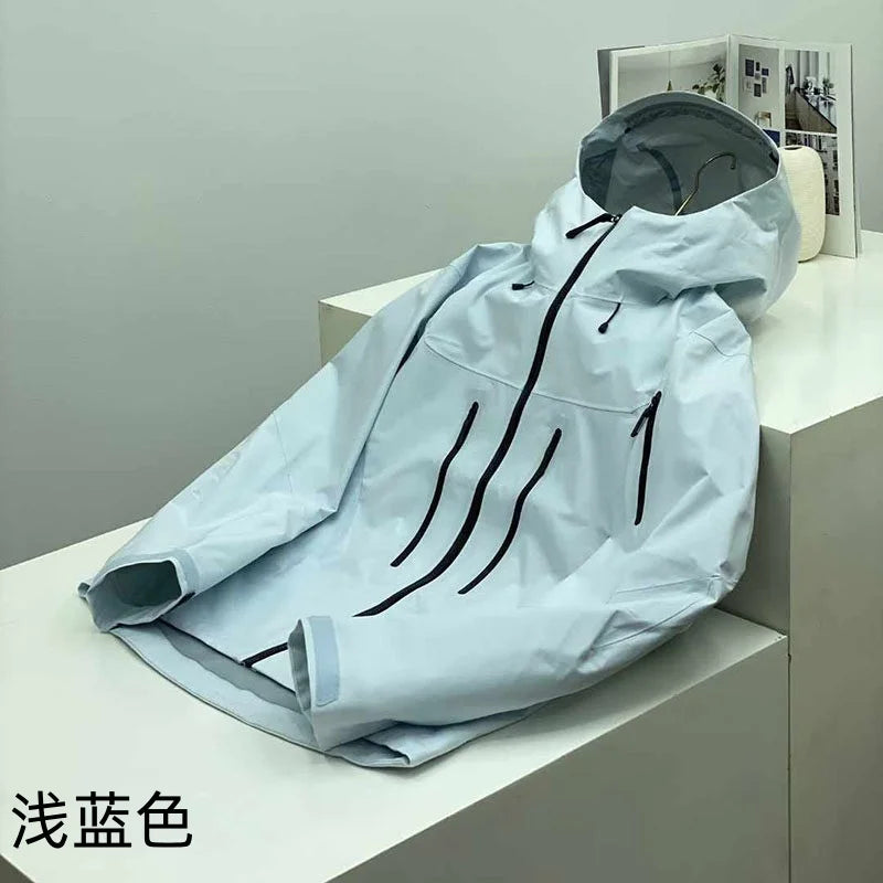 Outdoor Men's and Women's, Sports, Fishing, Mountaineering, Travel, Fashion, Camping, Leisure, Multicolor Hardshell Jacket