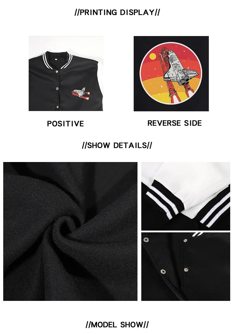 Jesus Saved My Life Letter Graphic Men'S Jackets Preppy Style Baseball Uniforms Casual S-5Xl High Street Motion Clothing