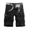 Summer Overalls Men Casual Shorts New Loose Sports Comfortable Knee Shorts Streetwear Breathable Safari Short Pants