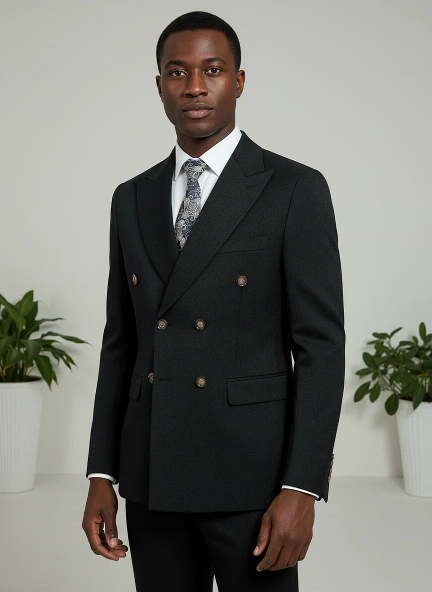 Elegant Man Suit 2 piece set Modern Wedding Party outfit Suits for Men Stylish Business office suit banquet attire