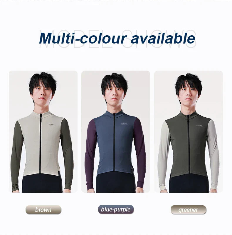 Fleece Men's Cycling Jersey  Winter Cycling Sets Warm Long-sleeved Suit Soad Bike Bicycle Jacket Overalls Riding Suit