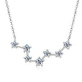 D Color VVS1 Certified Moissanite Big Dipper Pendant Necklaces S925 Sterling Silver Women's Jewelry Chains for Wedding