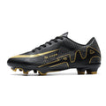 Professional FG/TF Soccer Cleats Men Football Boots Long Spike Grass Match Breathable Lightweight Comfortable Training Sneakers