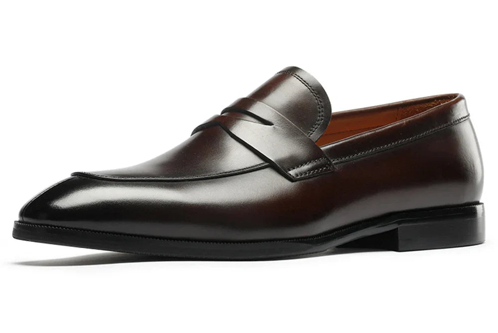 Men Loafer Casual Shoes Calf Leather Waterproofing Materials High Quality Wholesalers Online Formal Dress Slip-on Shoes