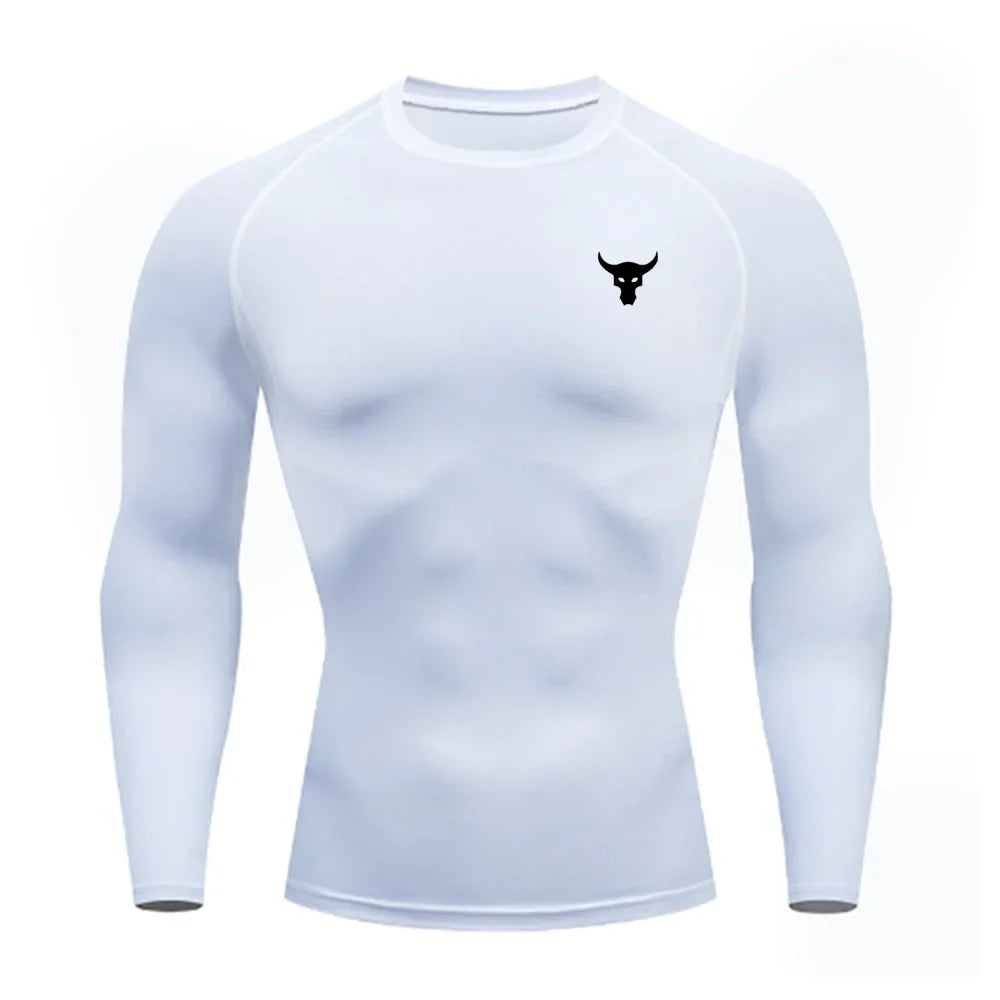 Men and women quick drying sportswear T-shirts long sleeved tight fitting clothes comfortable and breathable running clothes