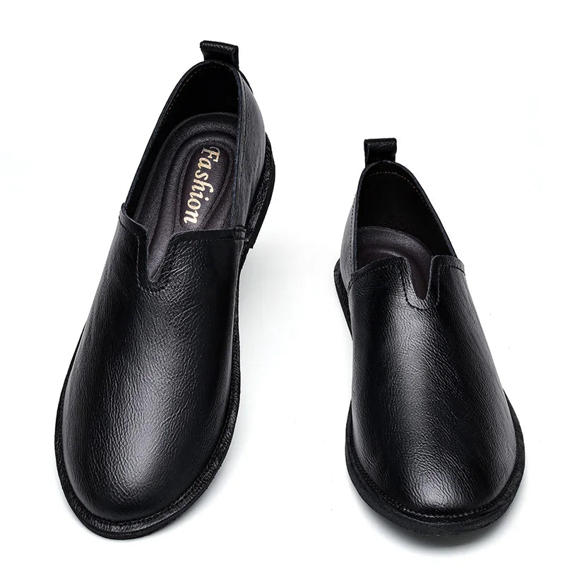 Large Men'S Soft Soled Retro Casual Loafers Comfortable And Non Slip Designed Purely By Hand For Casual Business Shoes 38-47