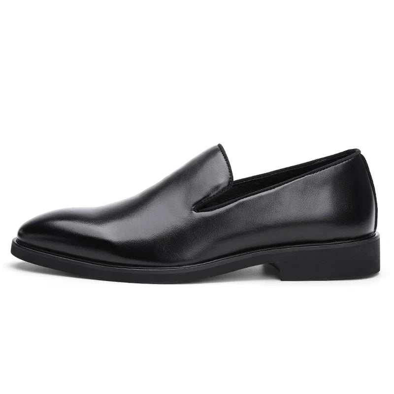 Italian brand mens Loafers Men's brown daily soft sole red sole patent leather shoes Outdoor business dress shoes big size：38-48