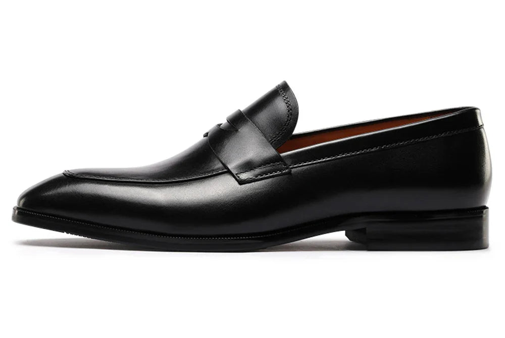 Men Loafer Casual Shoes Calf Leather Waterproofing Materials High Quality Wholesalers Online Formal Dress Slip-on Shoes