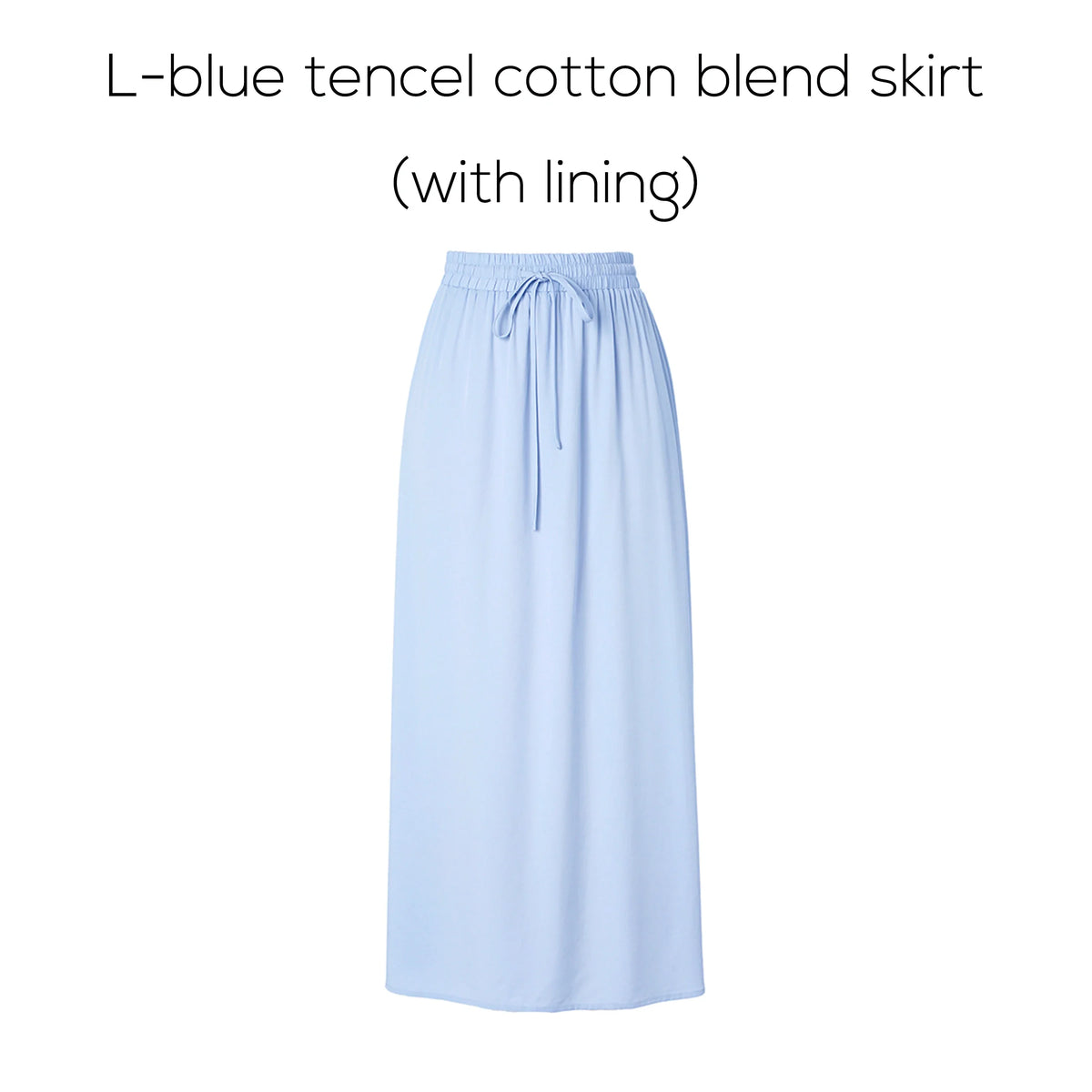 AP 2025 Spring and Summer Women Turn-down Collar Tee Soft Lady Cotton Blend Skirt Comfortable Casual