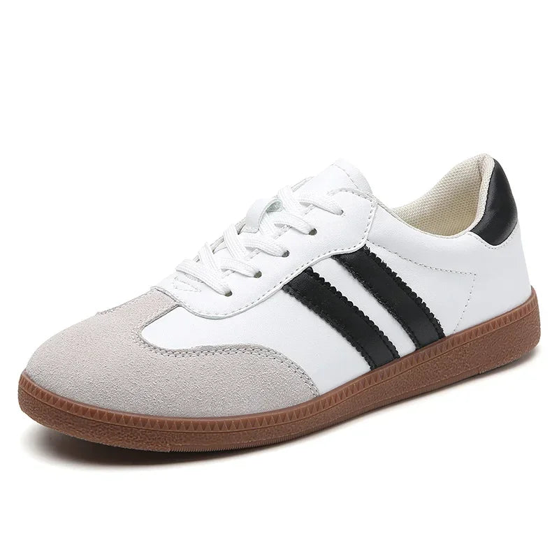Women Sneakers Fashion Shoes Spring Trend Casual Flats Sneakers Female New Fashion Comfort White Vulcanized Platform Shoes 2024