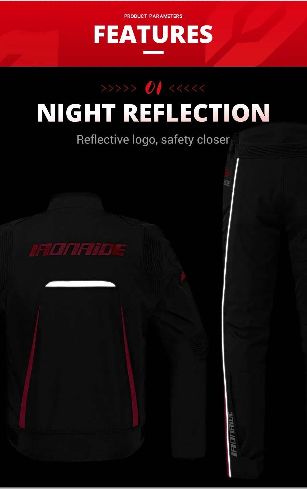 Motorcycle Jacket Waterproof Motorcross Jacket Pants Moto Jacket Windproof Riding Motorbike Clothes With Protective Gear M-3XL