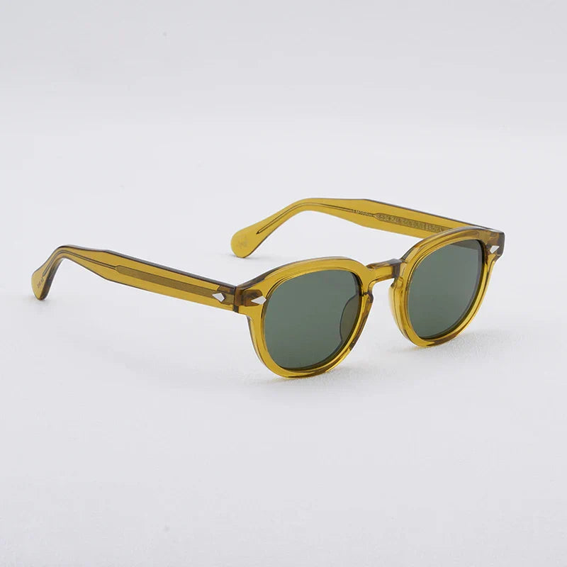 High Quality Sunglasses Man Johnny Depp Lemtosh Polarized Sun Glasses Woman Luxury Brand Vintage Acetate Frame With Original Box