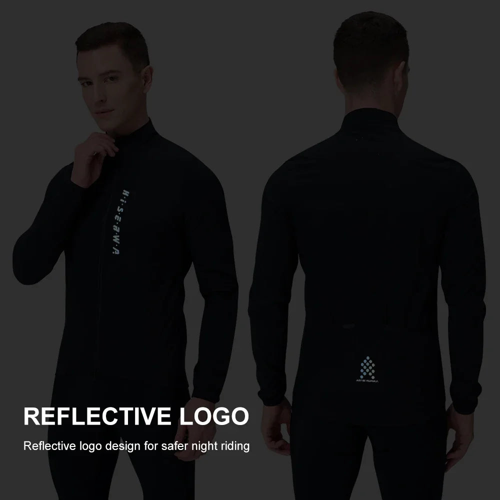 Men Cycling Jacket Lightweight Breathable Anti-UV Cycling Windbreaker High Quality MTB Road Bike Jersey 2-Way Zipper