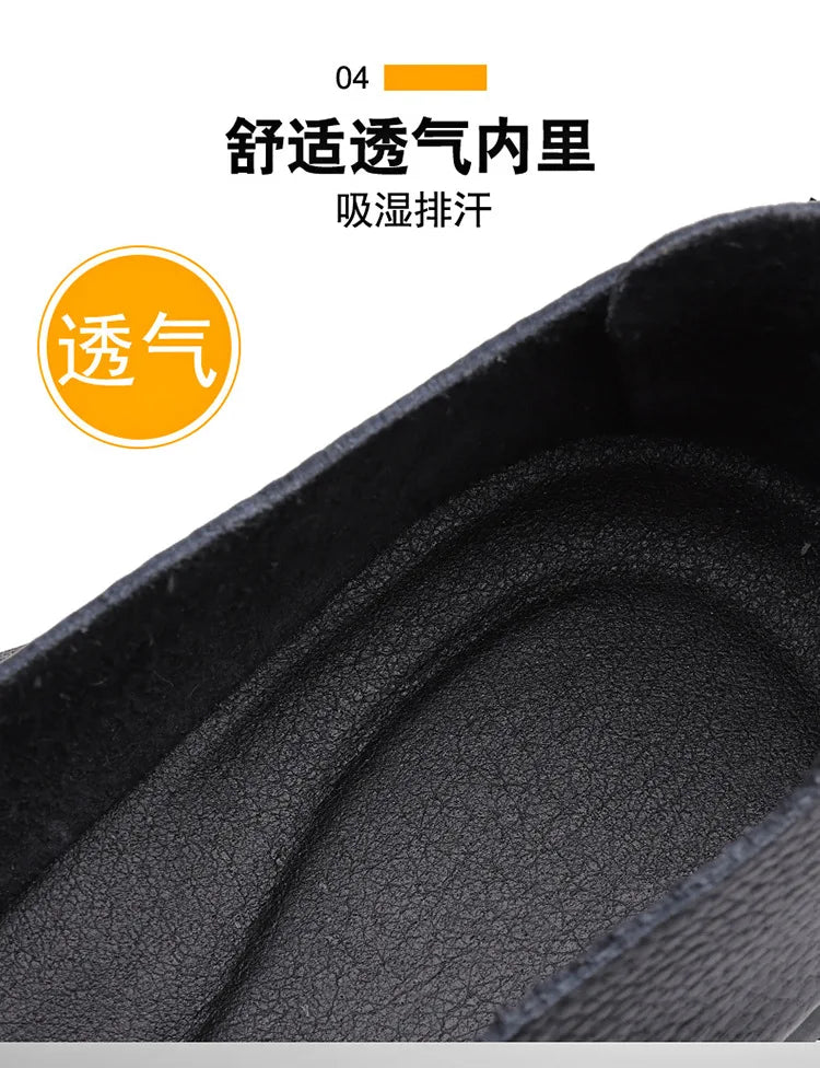 2026 Spring Autumn New Loafers Male Solid Color Fashion Casual Leather Shoes Male Soft Sole Light Driving Shoes Man
