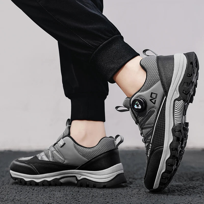 New Fashionable Hiking shoes, Outdoor Men's Walking shoes, Travel Hiking shoes - Comfortable and Breathable, Large size 10