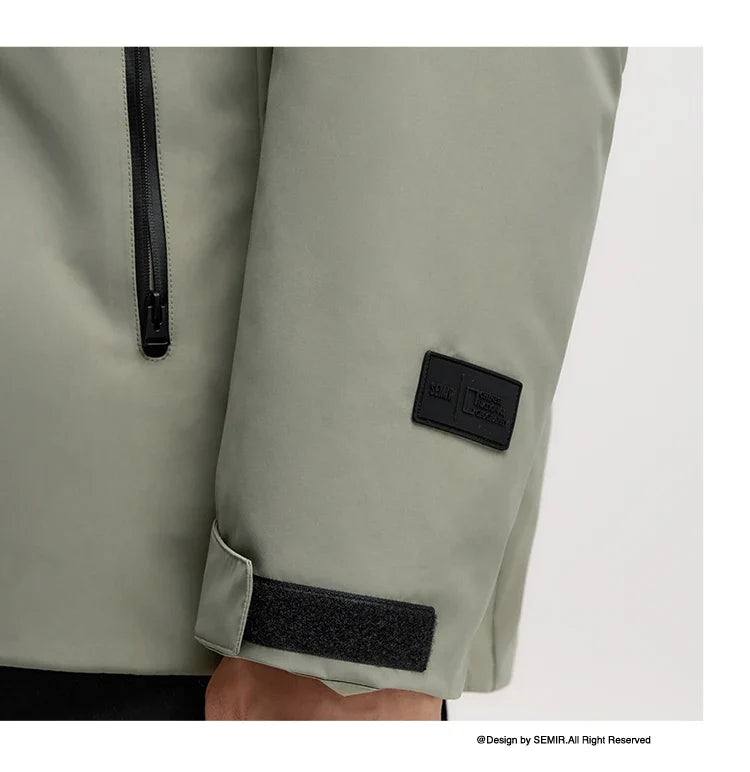 Down Jacket Men Three-in-One Two-Piece Set 2024 New Winter Four-Proof Outerwear Down Jacket