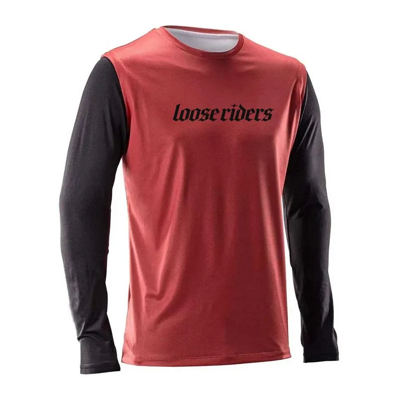 loose riders cycling clothing men's long-sleeved Mtb Clothing Downhill shirt DH off-road motorcycle mountain bike riding shirt