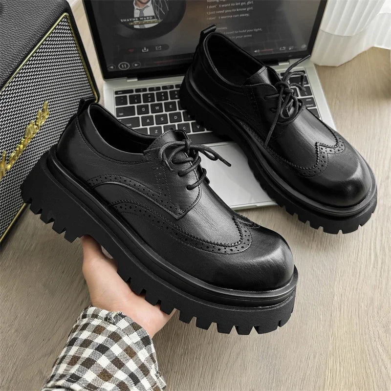 Brand Man Shoes Formal Green Glossy Leather Shoes for Men Lace Up Oxfords for Male Wedding Party Office Business Casual Shoe Men