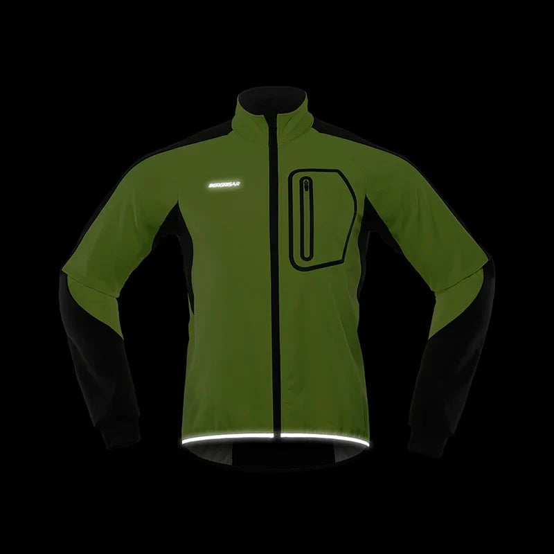 Winter Men's Cycling Jacket Bicycle Softshell Fleece Thermal Motorcycle Windbreaker Raincoats Bike Outdoor Sport BG011