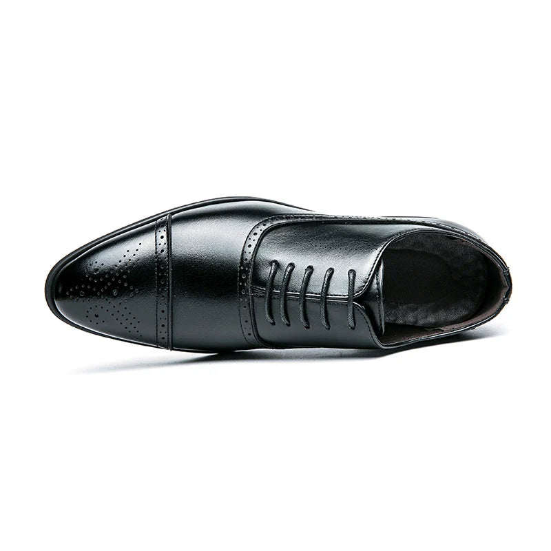 Men's Fashion Casual Party Dress Shoes – Black & Brown | Adult Sizes 40–48