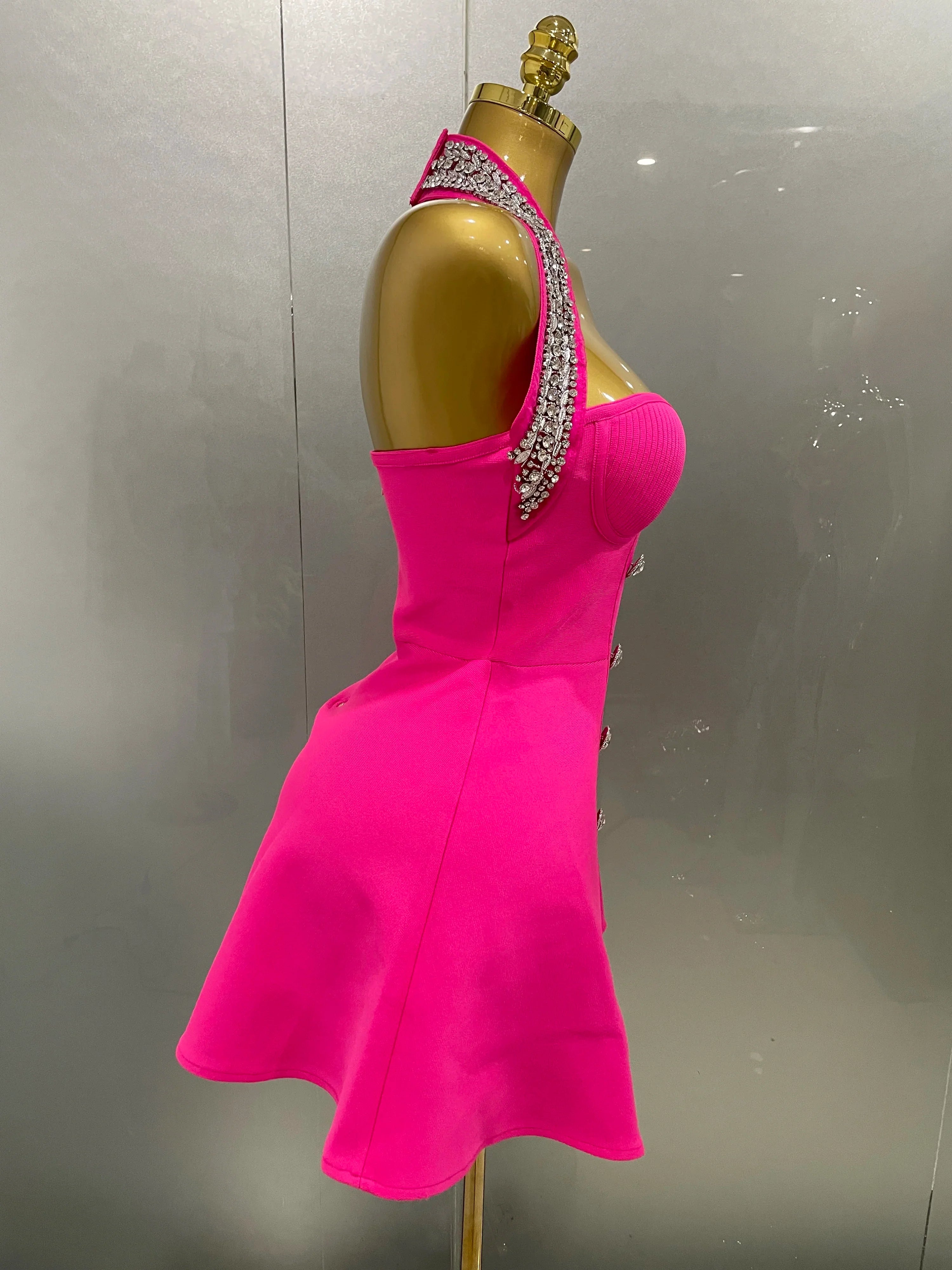 2025 Women Black Sexy Off the Shoulder Shinning Crystal Bodycon Bandage Long Dress Gloves Elegance Celebrate Evening Party Dress