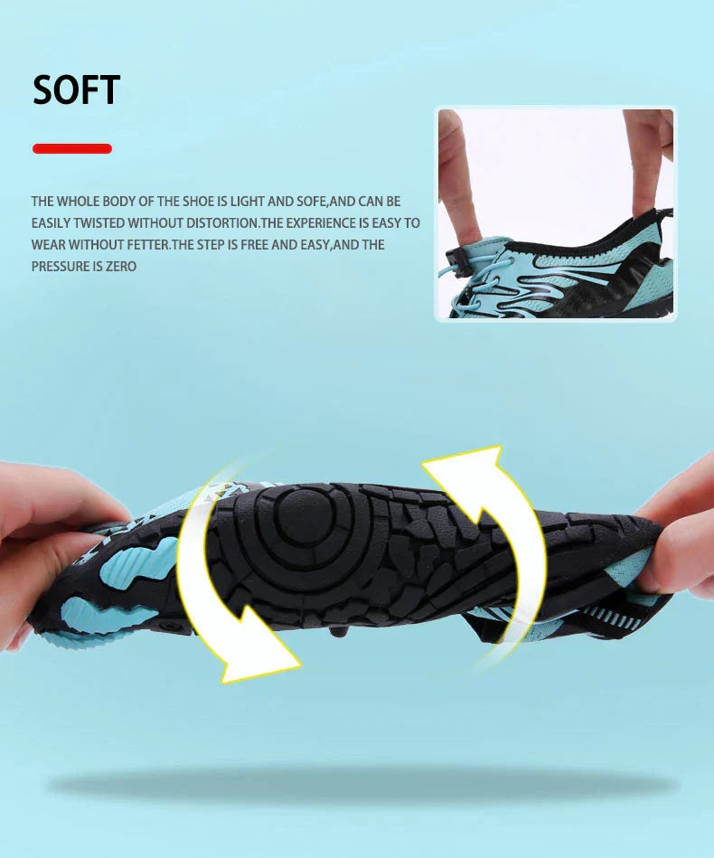 Men Women Barefoot Outdoor Sports Aqua Shoes Quick-dry Beach Swimming Fitness Wading Hiking Cycling Water Sneakers shoes