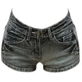 2026 Casual Women Denim Shorts Y2K Aesthetic High Waist 90s Streetwear Soft Grunge Egirl Style Comfort Beach Outfit New Fashion