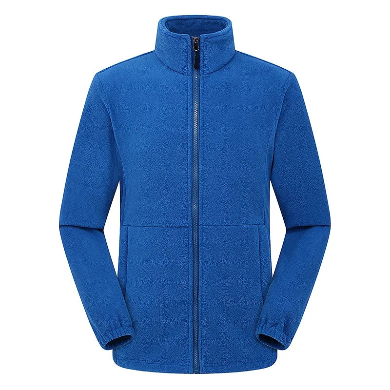 Men Polar Fleece Jackets Winter Windproof Thermal Soft Shell Jacket Outdoor Sports Hiking Camping Skiing Climbing Warm Coat
