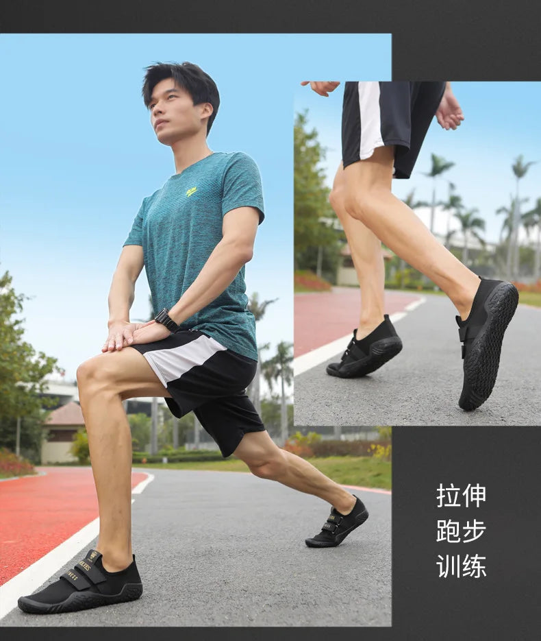 Deadlift Shoes Weight Lifting Shoes for Men Women Weightlifting Squat Shoes Fitness Cross-Trainer Barefoot Gym Training Sneakers