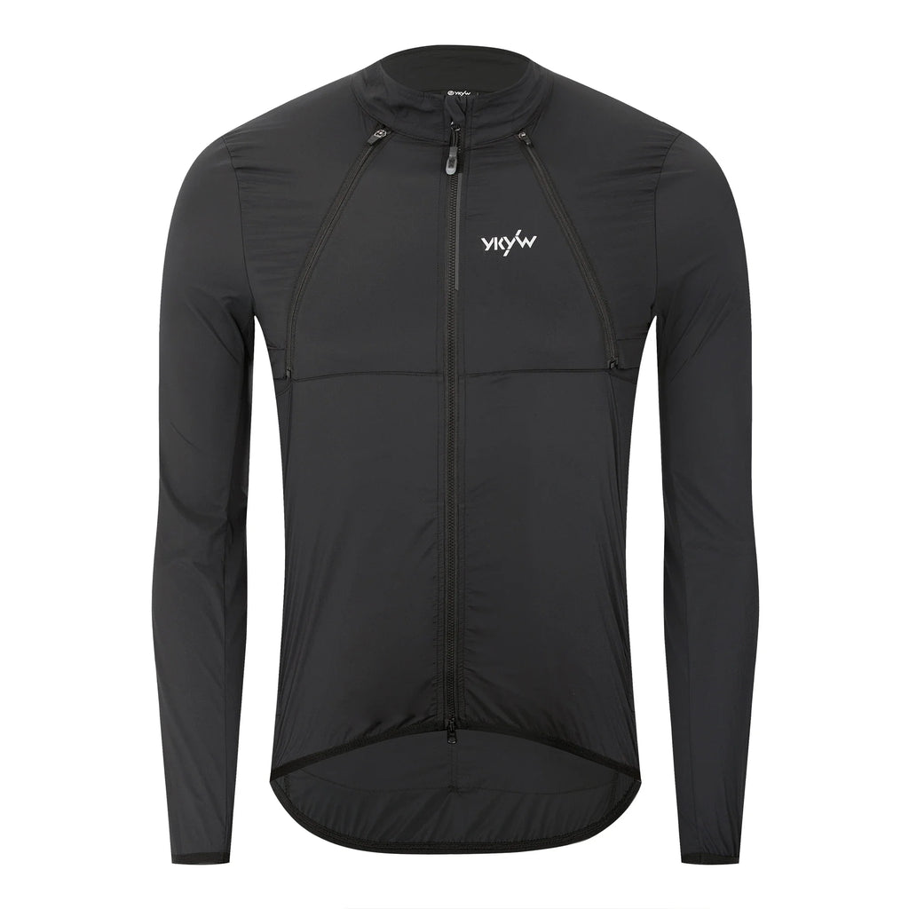 Men's Cycling 2-in-1 Jacket Waterproof Windproof Bicycle Jersey 6 pockets breathable Road Bike Gilet MTB Riding Clothes